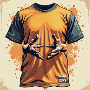 Hands Out Retro Basketball T-Shirt